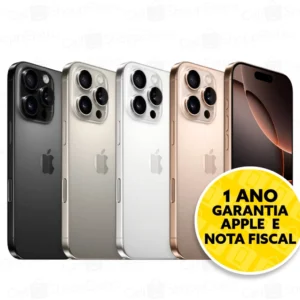 Apple iPhone 16 Pro – 128GB • Lacrado • 1 Ano de Garantia